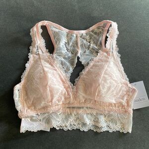 Women’s Auden Pink Lightly Lined Bralette Size XS NWT